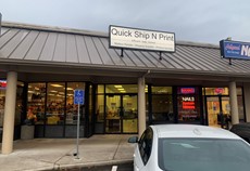 Front of store